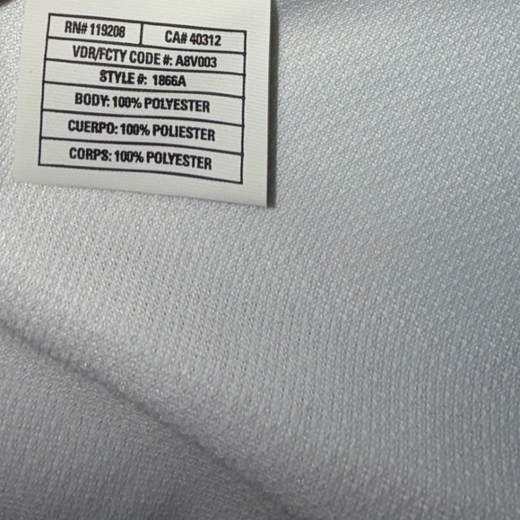 Adidas NAU Polo - Climalite White/Collegiate Navy - Men’s Size 3XL (New) - Picture 13 of 13